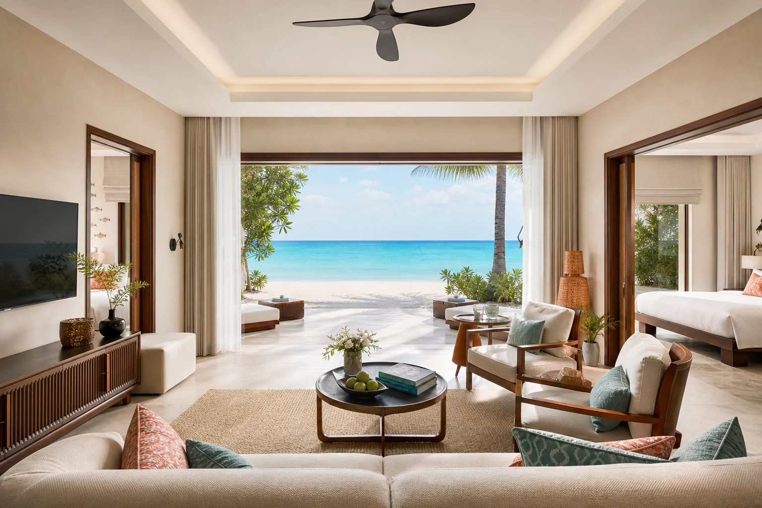 Two-Bedroom Beachfront Villa