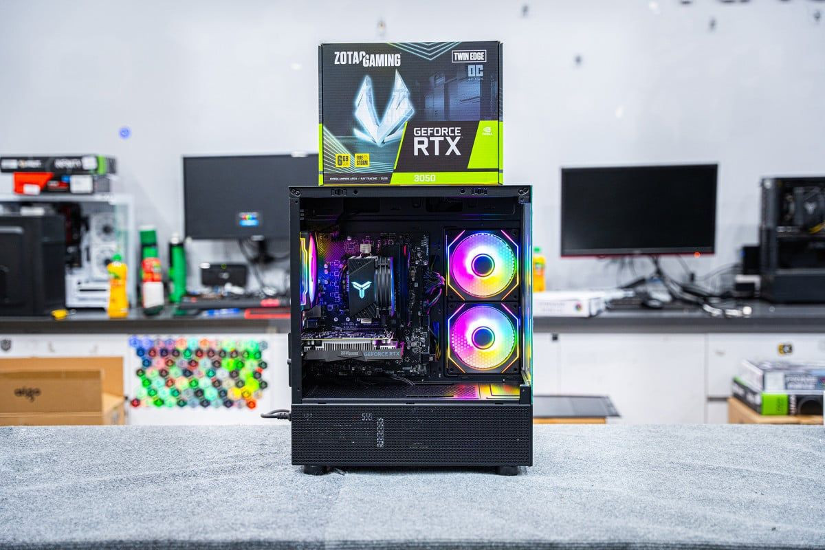 PC TTG AMD GAMING Ryzen 7 5700X - 8GB DDR4 - RTX 3050 6GB (Cấu hình gốc)