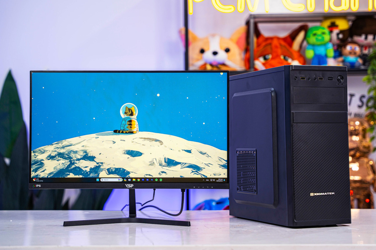 PC TTG HOME OFFICE Core i3 10105 - RAM 8GB- SSD 256GB- Kèm Màn Hình (Nâng cấp lên RAM 8GB - SSD 256GB)